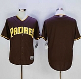 San Diego Padres Blank Brown New Cool Base Stitched Baseball Jersey,baseball caps,new era cap wholesale,wholesale hats